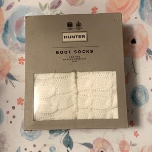 Hunter Tall Cable Knit Boot Socks